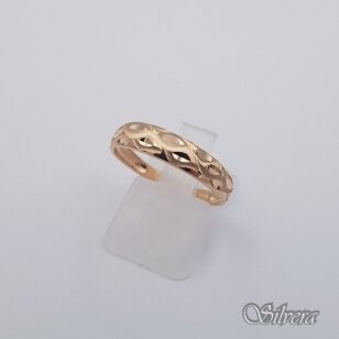 Auksinis žiedas AZ669; 17 mm