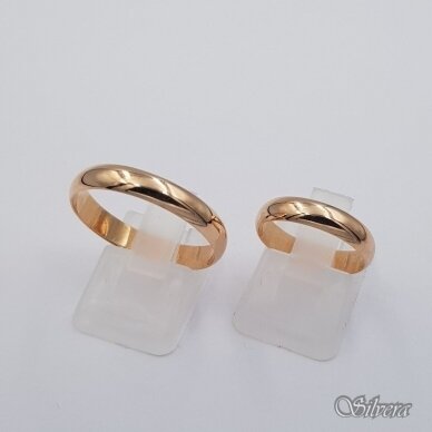Auksinis vestuvinis žiedas VZ04; 19 mm 2