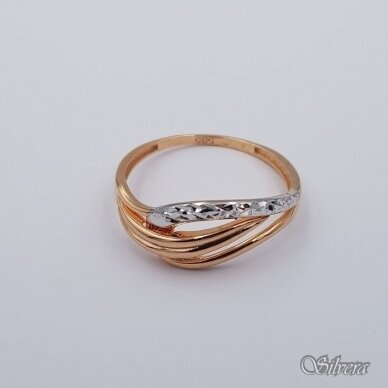 Auksinis žiedas AZ696; 18,5 mm 1