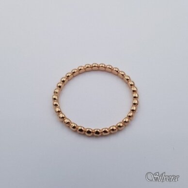 Auksinis žiedas AZ699; 17 mm 1