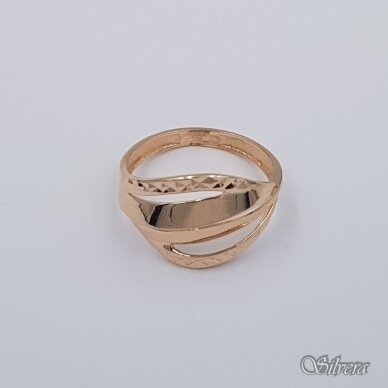 Auksinis žiedas AZ704; 17,5 mm 1