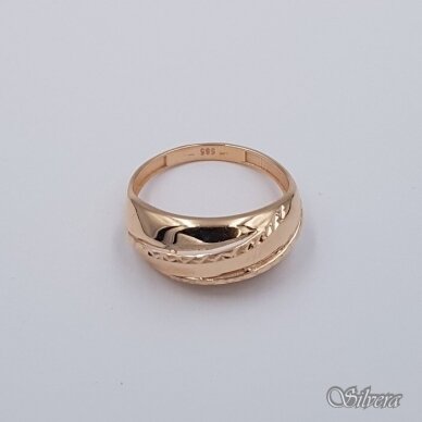 Auksinis žiedas AZ708; 19 mm 1