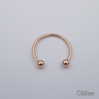 Auksinis žiedas AZ711; 16 mm 1
