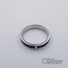 Sidabrinis žiedas su emaliu Z486; 19 mm
