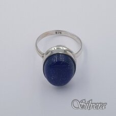 Sidabrinis žiedas su lazuritu Z0081; 20 mm