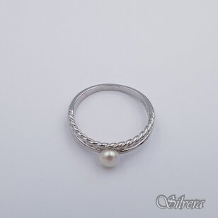 Sudraba gredzens ar kultivētu pērli Z621; 18,5 mm