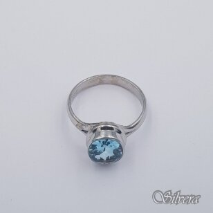 Sudraba gredzens ar topāzu Z0089; 17,5 mm