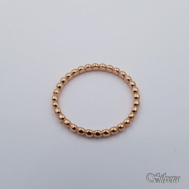 Auksinis žiedas AZ699; 15,5 mm 1