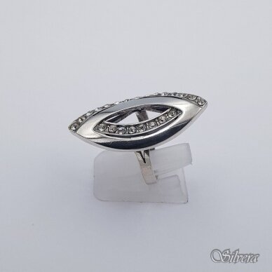 Sidabrinis žiedas su cirkoniais Z503; 17,5 mm 1