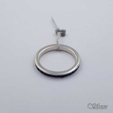 Sidabrinis žiedas su cirkoniais Z534; 18,5 mm 1