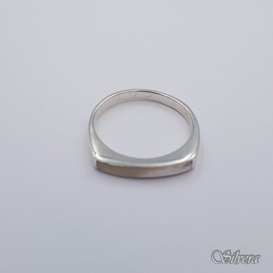 Sidabrinis žiedas su perlamutru Z567; 20,5 mm 1