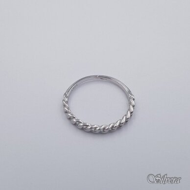 Sidabrinis žiedas Z463; 17 mm 1